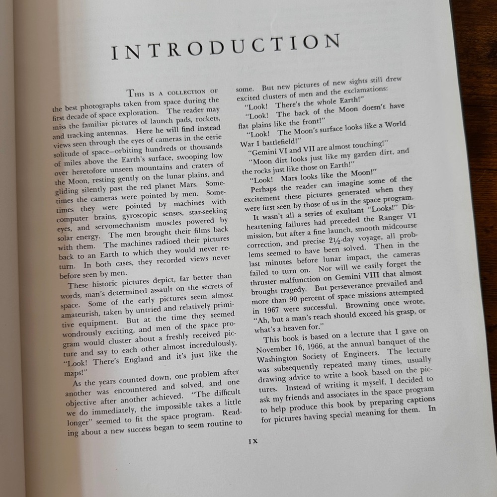 Exploring Space with a Camera (1968 Hardcover) NASA SP-168 - Edgar M. Cortright - Picture 4 of 4
